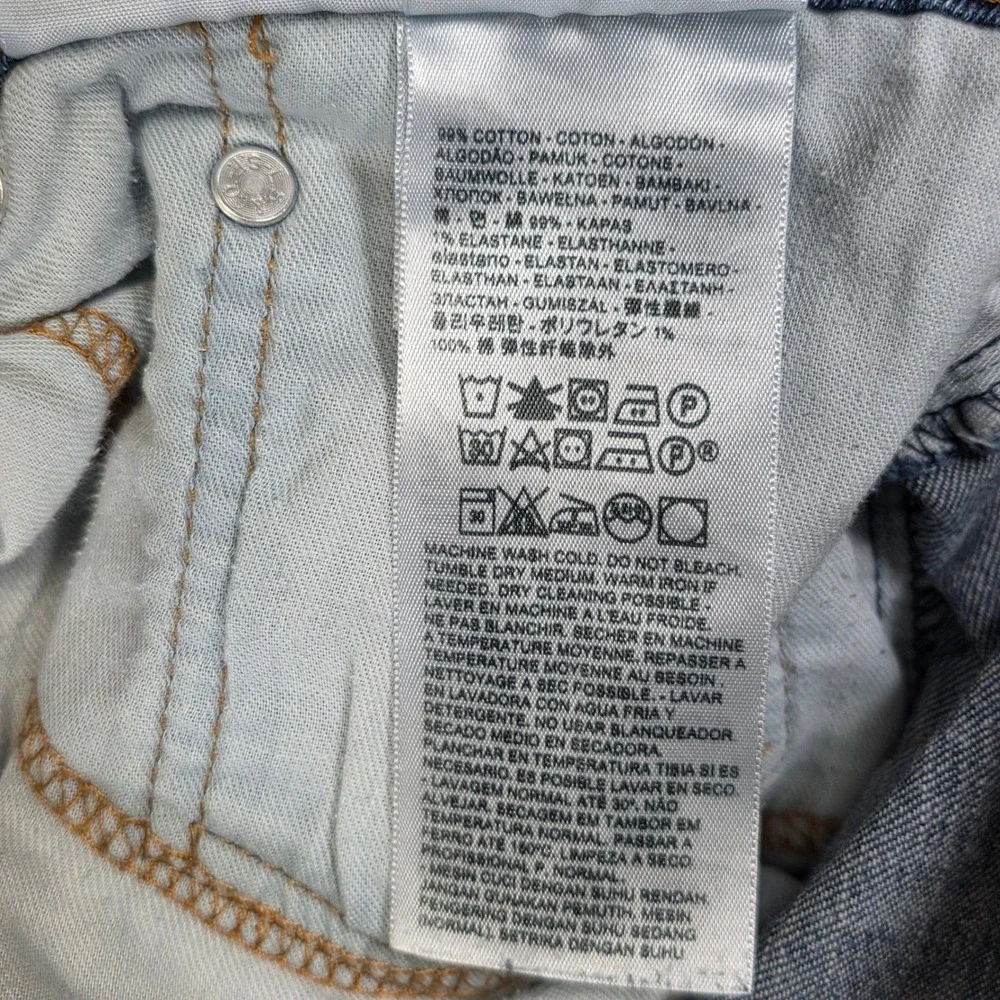 Levis 505 Regular Fit Jeans Men's Size 36x32 Blue Medium Wash Straight Leg Denim